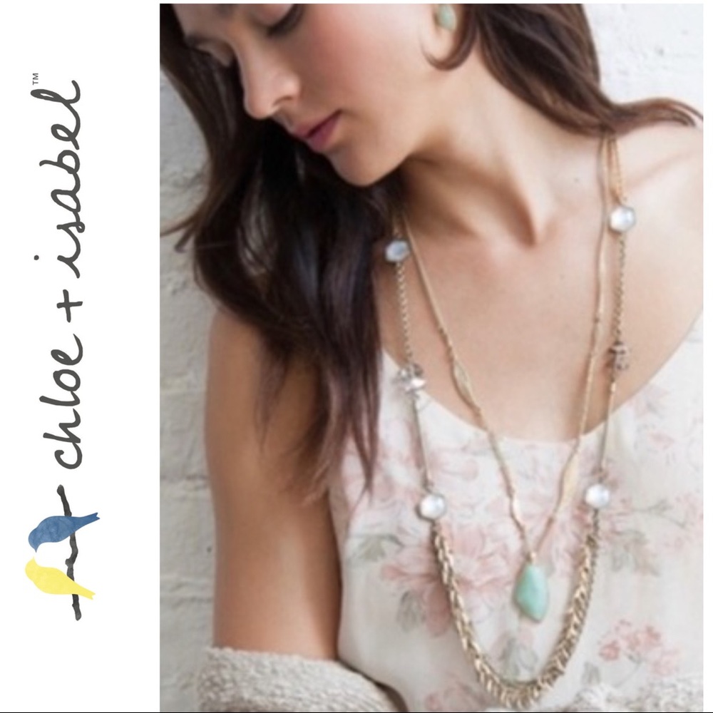 Chloe and Isabel guilted reeds necklace